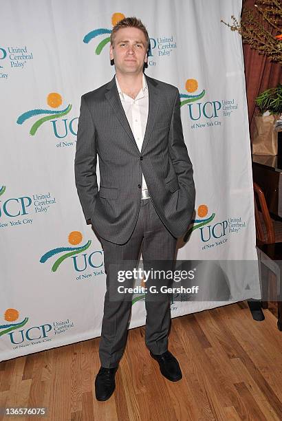 Actor Ian Kovick attends the 2011 Great Gatsby Gambling Gala benefitting United Cerebral Palsy of New York City at Fino Ristorante Italiano on March...