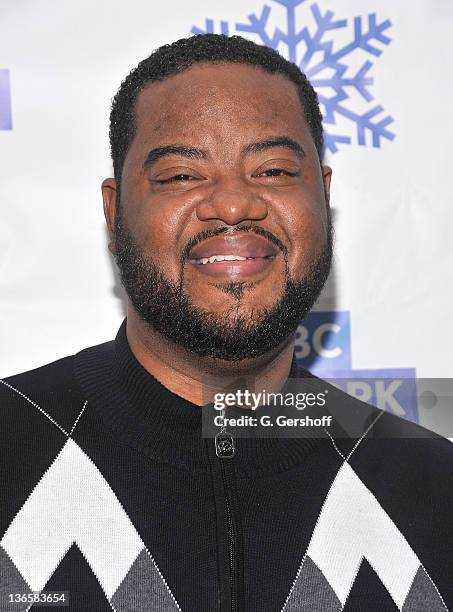 Cast member of "30 Rock", Grizz Chapman attends the Rockefeller Center Annual Christmas Tree Lighting at the Rockefeller Center Cafe at Rockefeller...