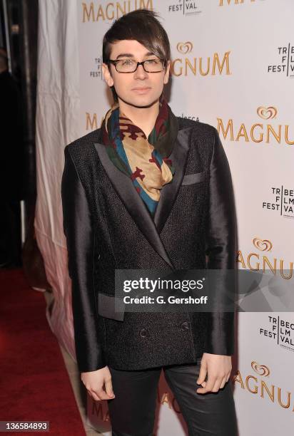 Designer Christian Siriano attends the debut of Karl Lagerfeld & Rachel Bilson's original film series inspired by Magnum Ice Cream during the 10th...