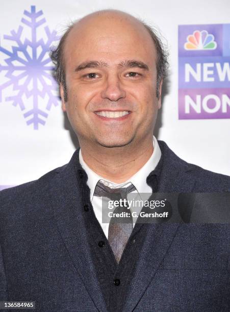 Cast member of "30 Rock", Scott Adsit attends the Rockefeller Center Annual Christmas Tree Lighting at the Rockefeller Center Cafe at Rockefeller...