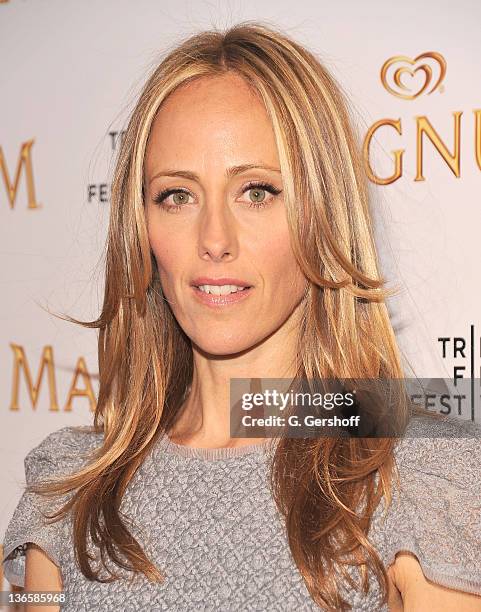 Actress Kim Raver attends the debut of Karl Lagerfeld & Rachel Bilson's original film series inspired by Magnum Ice Cream during the 10th annual...