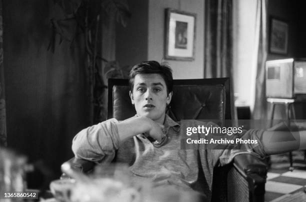 French actor Alain Delon, circa 1960.