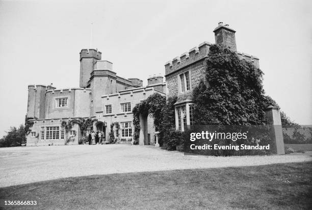 Fort Belvedere on Shrubs Hill in Windsor Great Park, Surrey, UK, 12th June 1963. It is owned by Gerald and Angela Lascelles.