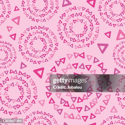 Soft Rounded Corners Triangles Seamless Background Pattern Soft Rounded Corners Triangles Seamless Background Pattern