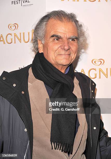 Famed fashion photographer Patrick Demarchelier attends the debut of Karl Lagerfeld & Rachel Bilson's original film series inspired by Magnum Ice...