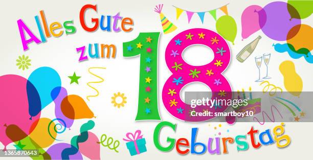 16点の18歳の誕生日イラスト素材 Getty Images 16点の18歳の誕生日イラスト素材 Getty Images