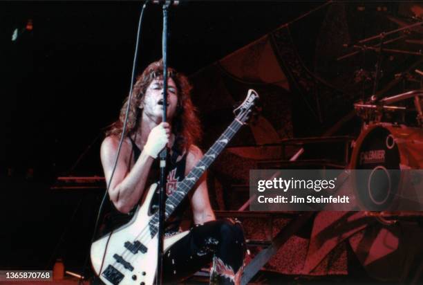 Rock band Winger perform at the Met Center in Bloomington, Minnesota on July 11, 1989.