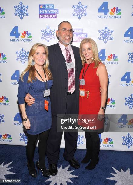 Executive producer Amy Rosenblum, General Manager and President, WNBC New York 4, Michael Jack, and Jane Hanson of LX New York attend the Rockefeller...