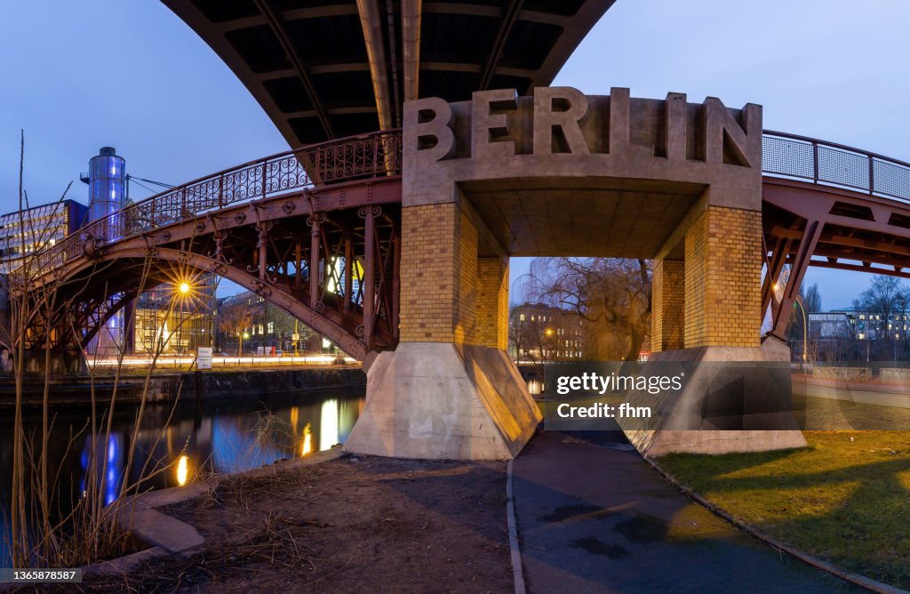 Berlin Lettering Base Of A Bridge With Berlin Lettering High-Res Stock Photo - Getty Images
