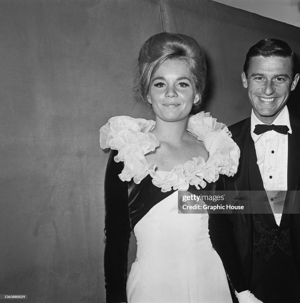 American actress Tuesday Weld and English actor Roddy McDowall attend ...