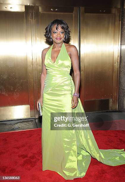 Viola Davis attends the 64th Annual Tony Awards at Radio City Music Hall on June 13, 2010 in New York City.