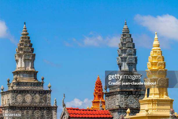 close-up on a cemetery in kampot province (cambodia) - kampot stock pictures, royalty-free photos & images