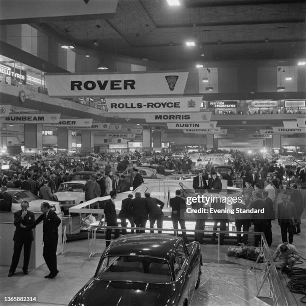The 1963 British International Motor Show at Earl's Court in London, UK, 16th October 1963.