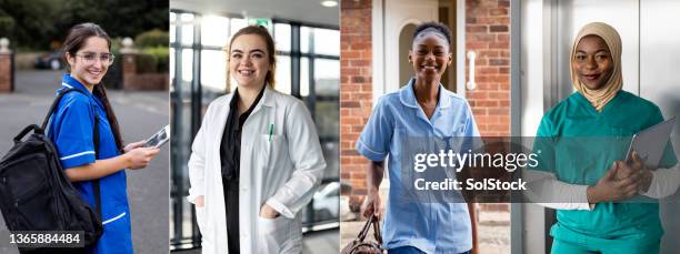 time for heroes - district nurse stock pictures, royalty-free photos & images