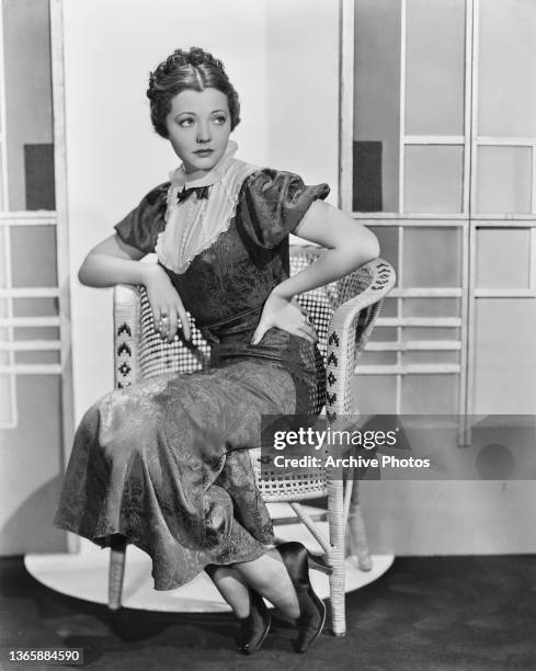 American actress Sylvia Sidney in a publicity still for the Paramount Pictures film 'Thirty-Day Princess', 1934.