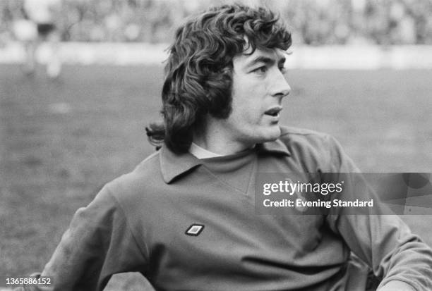 Northern Irish footballer Pat Jennings of Tottenham Hotspur FC, UK, February 1975.