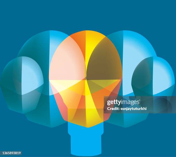 leadership, expressing positivity, - big idea stock illustrations