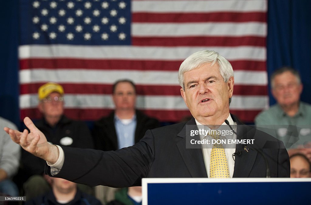 Republican presidential candidate Newt G