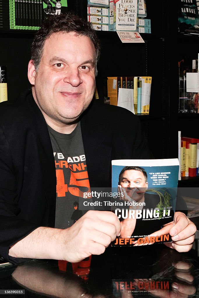 Jeff Garlin Signs Copies Of His New Book "Curbing It"
