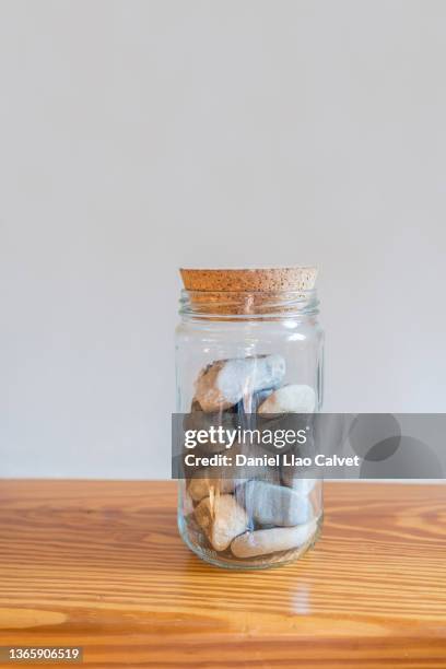 Jar Full Of Rocks Rocks Pebbles Jar Photos and Premium High Res Pictures - Getty Images
