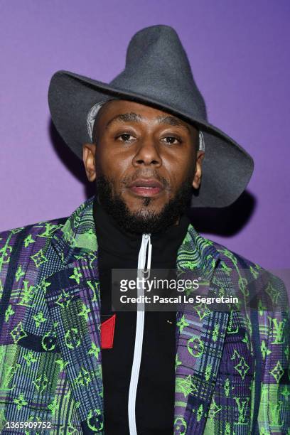 Yasiin Bey attends the Louis Vuitton Fall/Winter 2022/2023 show as part of Paris Fashion Week on January 20, 2022 in Paris, France.