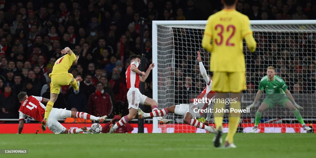 Arsenal v Liverpool - Carabao Cup Semi Final Second Leg