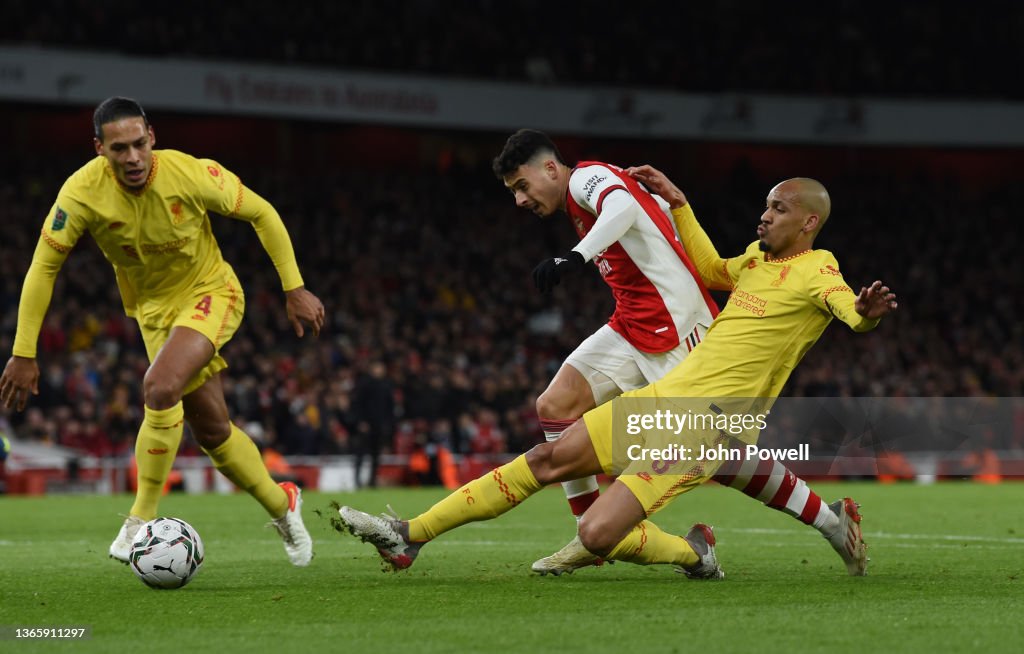 Arsenal v Liverpool - Carabao Cup Semi Final Second Leg