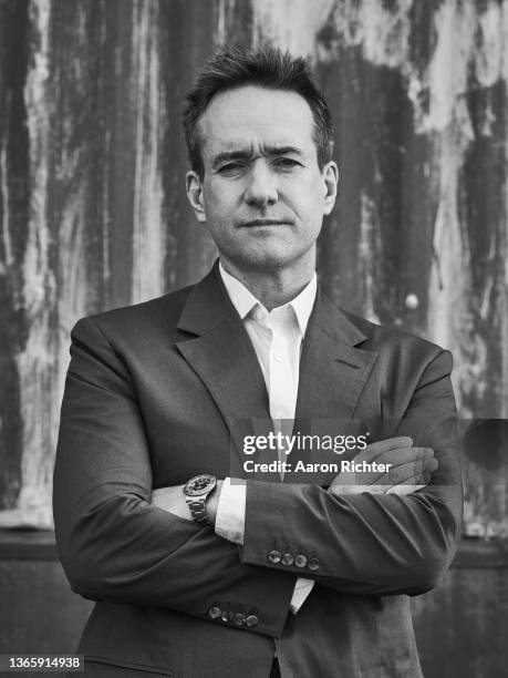 Actor Matthew Macfadyen is photographed for The Times Magazine on September 9, 2021 in New York City.