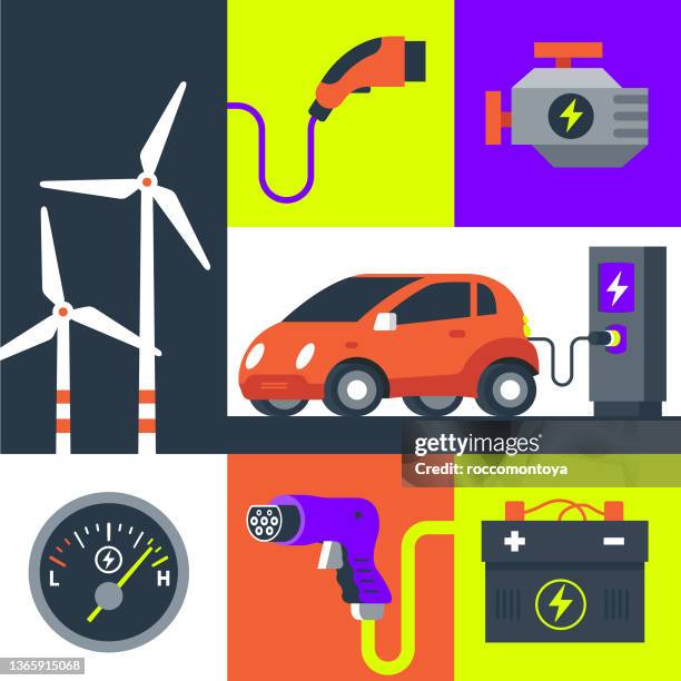 ilustraciones, imágenes clip art, dibujos animados e iconos de stock de vehículos eléctricos - car key