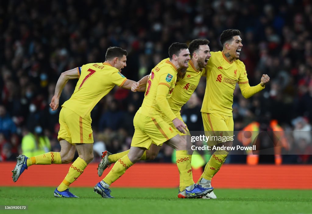 Arsenal v Liverpool - Carabao Cup Semi Final Second Leg