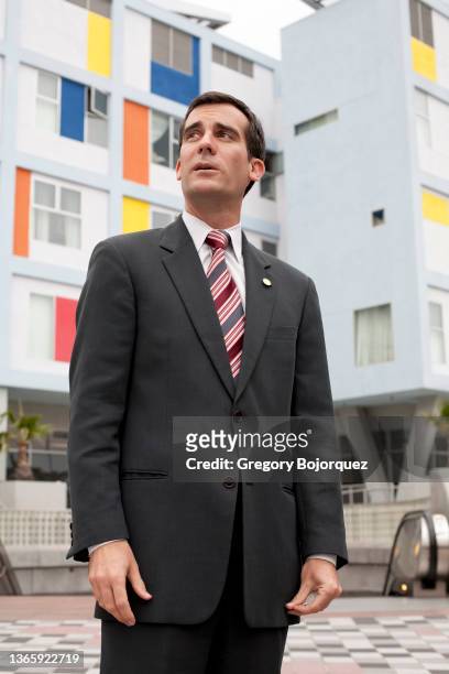 Los Angeles City Council President Eric Garcetti on March 20, 2007 in Hollywood, California.