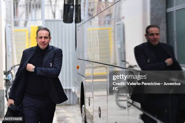 Juventus U23 head coach Lamberto Zauli ahead of the Serie C match between Juventus U23 and Pergolettese at Stadio Giuseppe Moccagatta on December 21,...