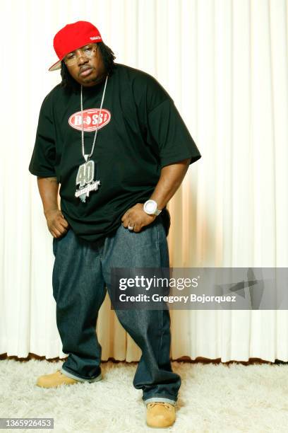 American rapper E-40 at Warner Brother Records on September 15, 2008 in Burbank, California.