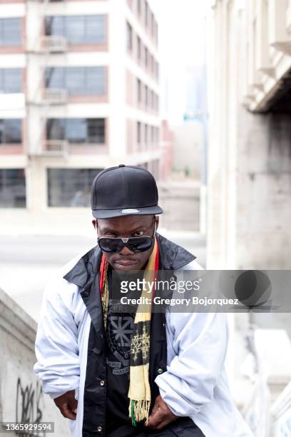 American rapper Bushwick Bill in May, 2015 in downtown Los Angeles, California.