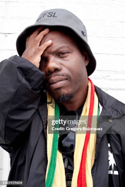 American rapper Bushwick Bill in May, 2015 in downtown Los Angeles, California.