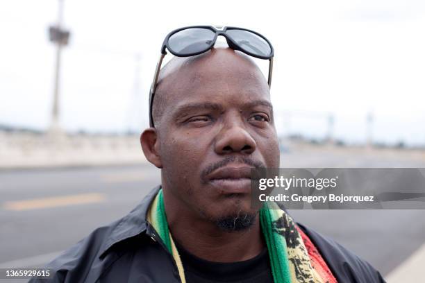 American rapper Bushwick Bill in May, 2015 in downtown Los Angeles, California.