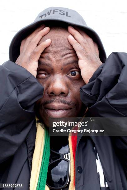 American rapper Bushwick Bill in May, 2015 in downtown Los Angeles, California.