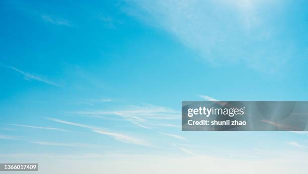 full frame shot of sky - blue dramatic sky stock pictures, royalty-free photos & images