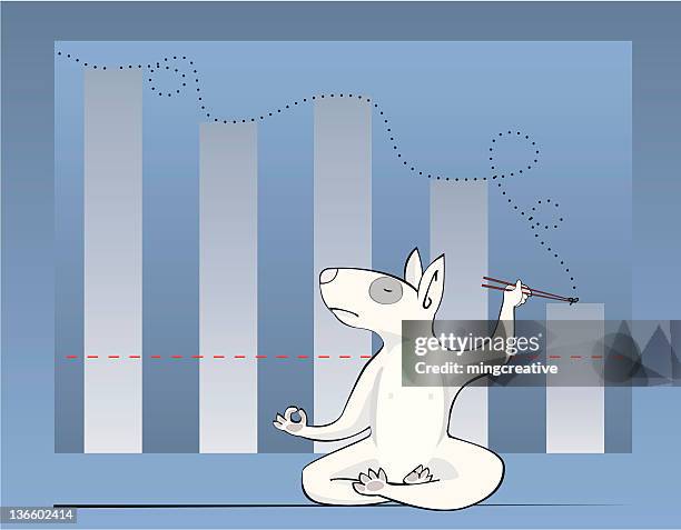 economy guru - nyse trader stock illustrations