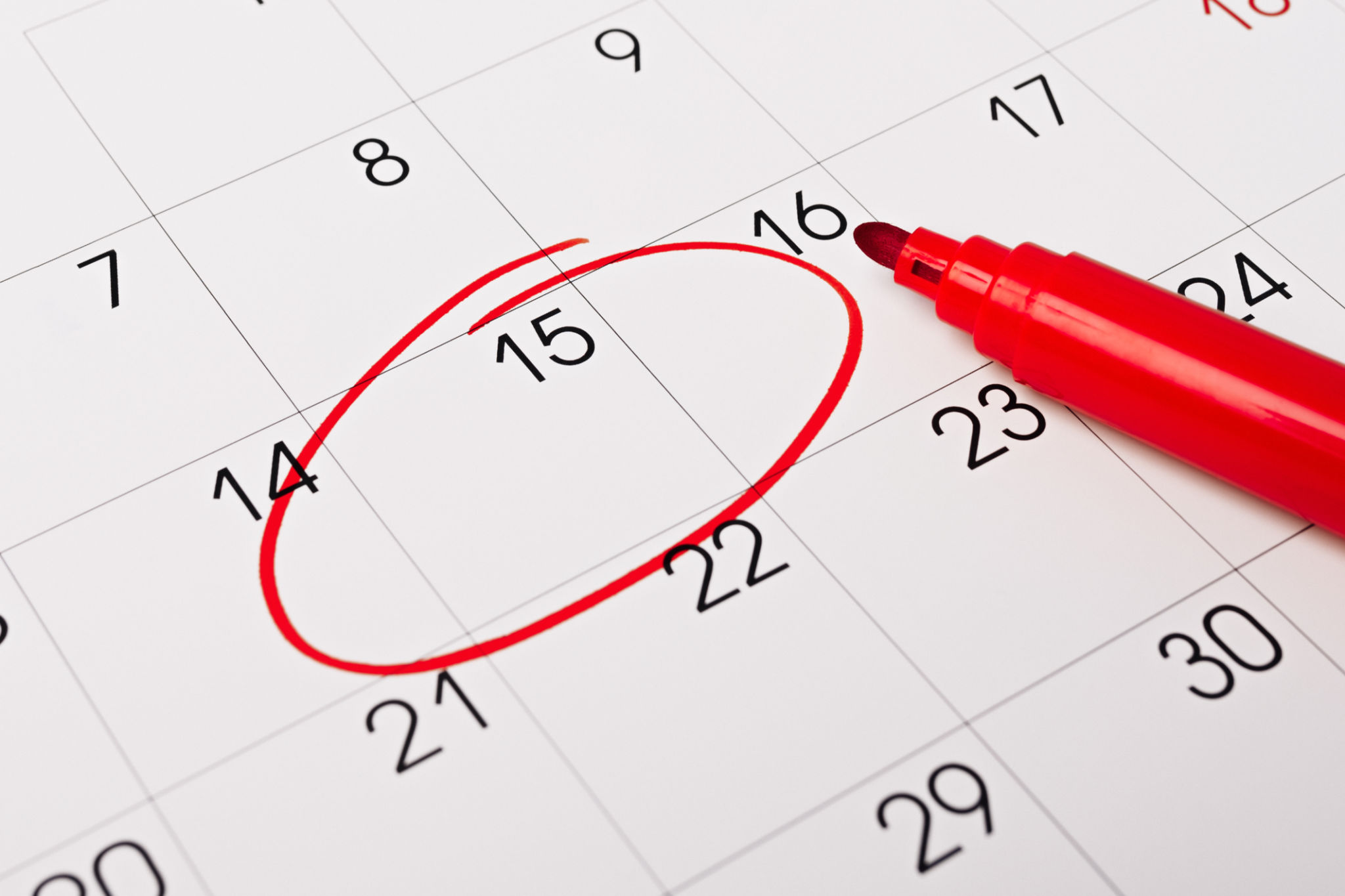 deadline calendar