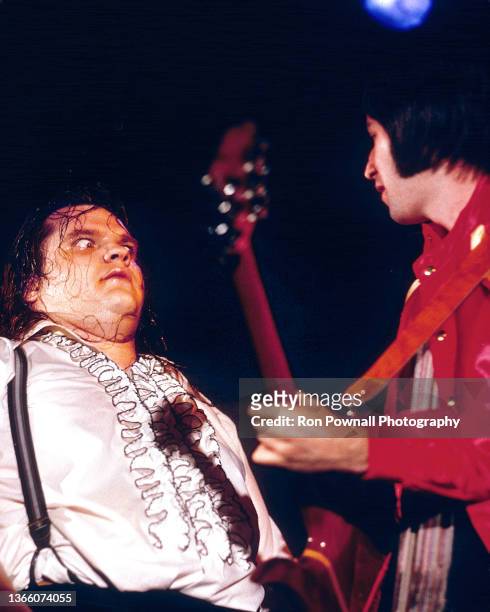 Meatloaf and Burce Kulick perfoming at The Tower Theater, Philadelphia, PA on April 17, 1978.