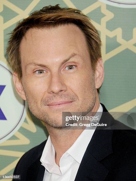 Actor Christian Slater arrives at the 2012 FOX TCA All-Star Party at Castle Green on January 8, 2012 in Pasadena, California.