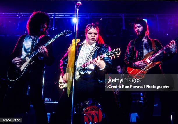 Meatloaf and Bob & Bruce Kulick perfoming at The Tower Theater, Philadelphia, PA on April 17, 1978.