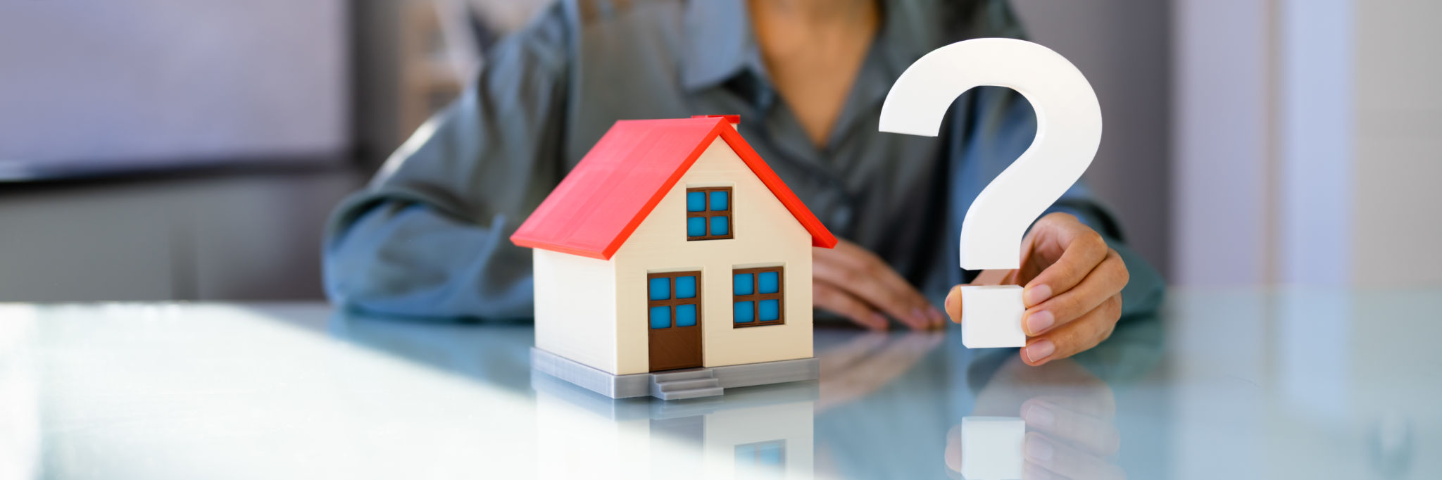 Real Estate House Question Mark Real Estate House Question Mark