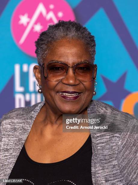 Firmine Richard attends the 25th L'Alpe d'Huez International Comedy Film Festival - Day Five on January 21, 2022 in Alpe d'Huez, France.