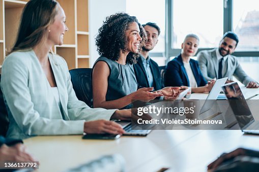 Business persons on meeting in the office. Business persons on meeting in the office.