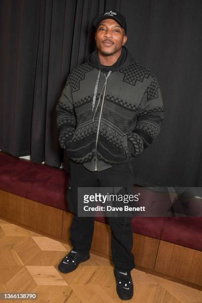 Ashley Walters attends a special screening of 'The Power of the Dog', hosted by Tom Hiddleston, on January 21, 2022 in London, England.