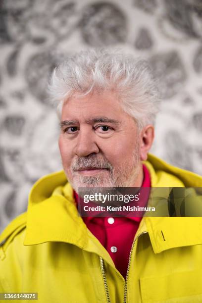 Director Pedro Almodovar is photographed for Los Angeles Times on October 9, 2021 in New York City. PUBLISHED IMAGE. CREDIT MUST READ: Kent...