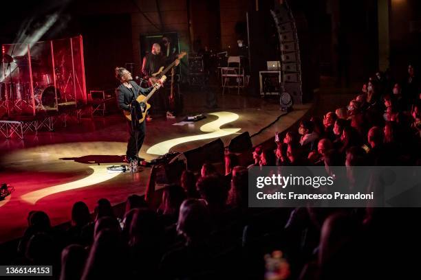 Enrico Nigiotti performs at Teatro dal Verme on January 21, 2022 in Milan, Italy.