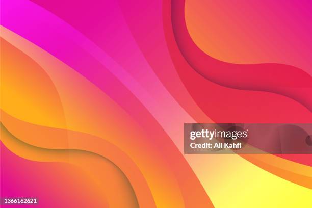 stockillustraties, clipart, cartoons en iconen met modern liquid gradient colors abstract background - bel vloeistof